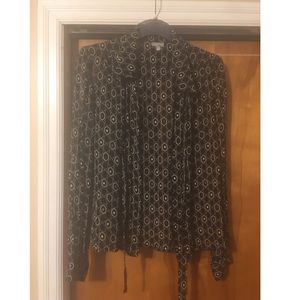 NAF NAF Long Sleeve Top Sz L